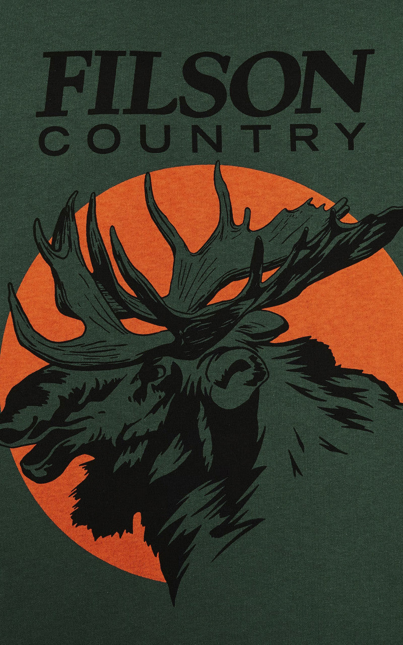 Filson Pioneer Graphic T-Shirt Green Mose