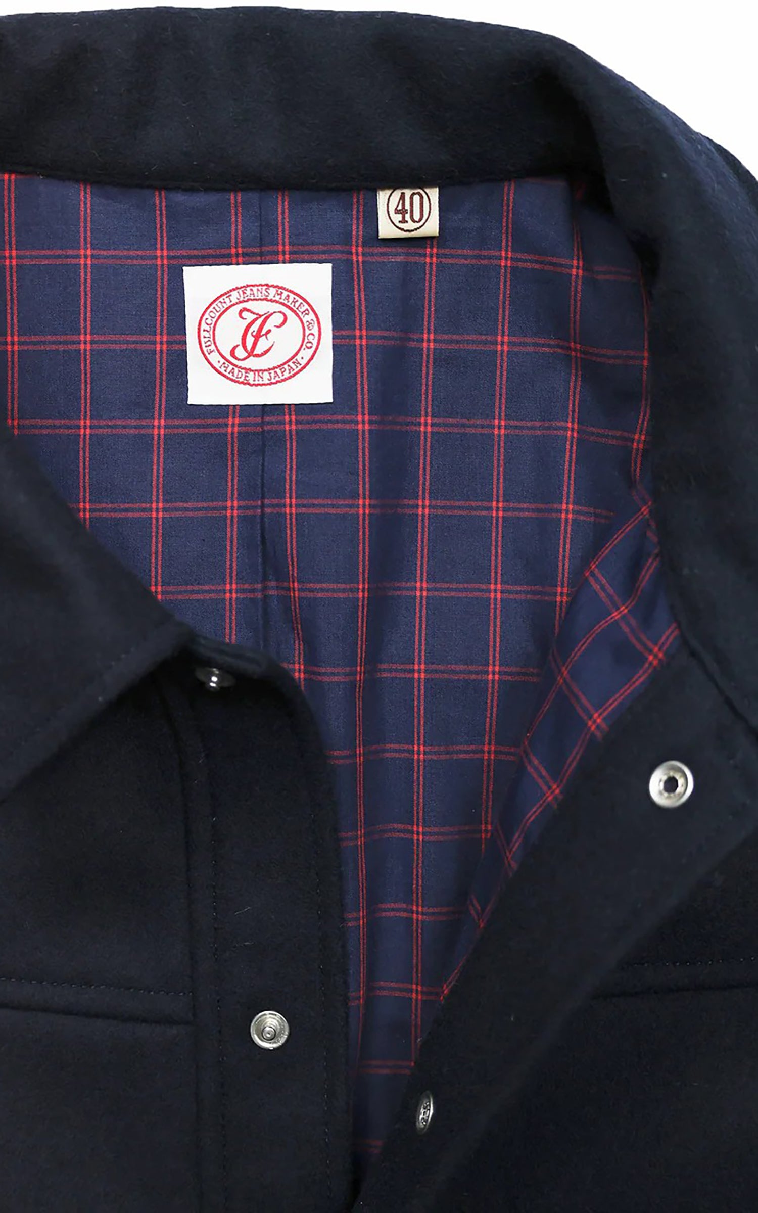 Fullcount 2041 Wool Melton Hollywood Dude Jacket Navy