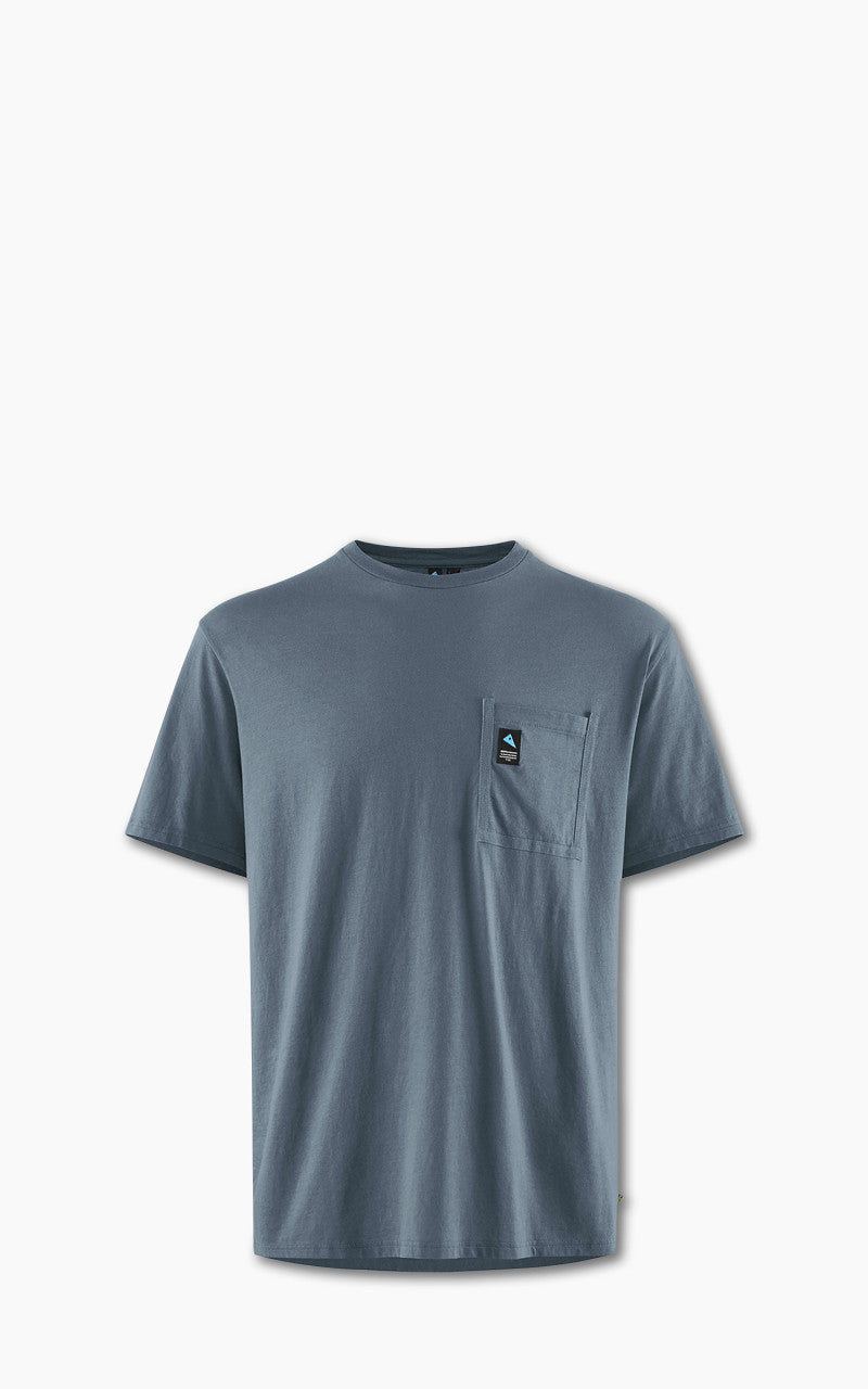 Klättermusen Runa Pocket Short Sleeve Tee Thistle Blue