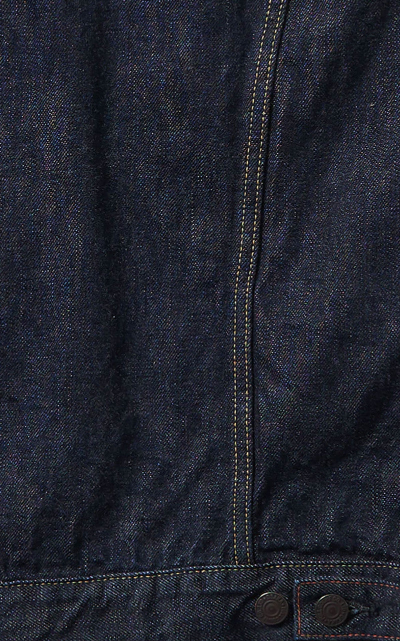 Fullcount 2101W Type 3 Selvedge Denim Jacket One Wash Indigo