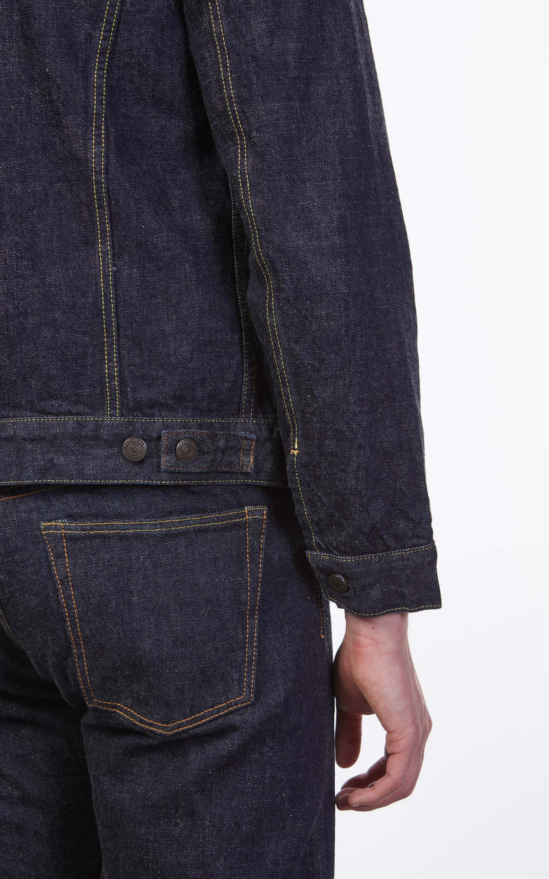 Fullcount 2101W Type 3 Selvedge Denim Jacket One Wash Indigo