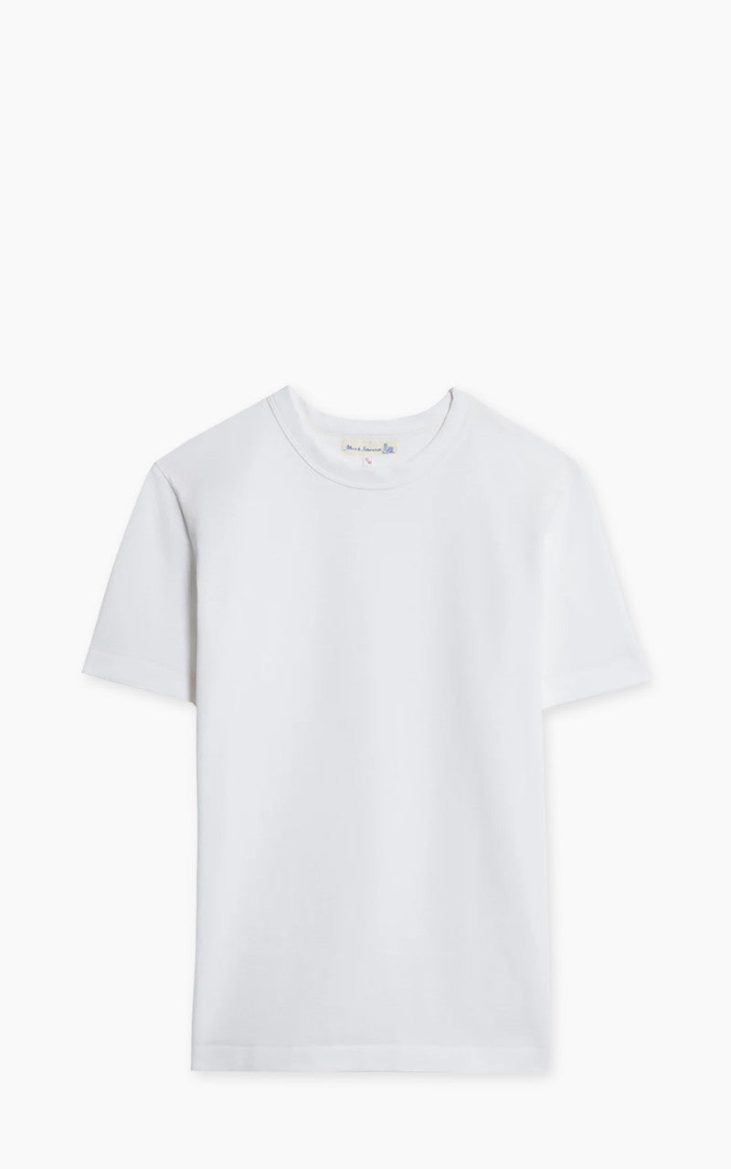 Merz b. Schwanen 214 Crew Neck Tee White