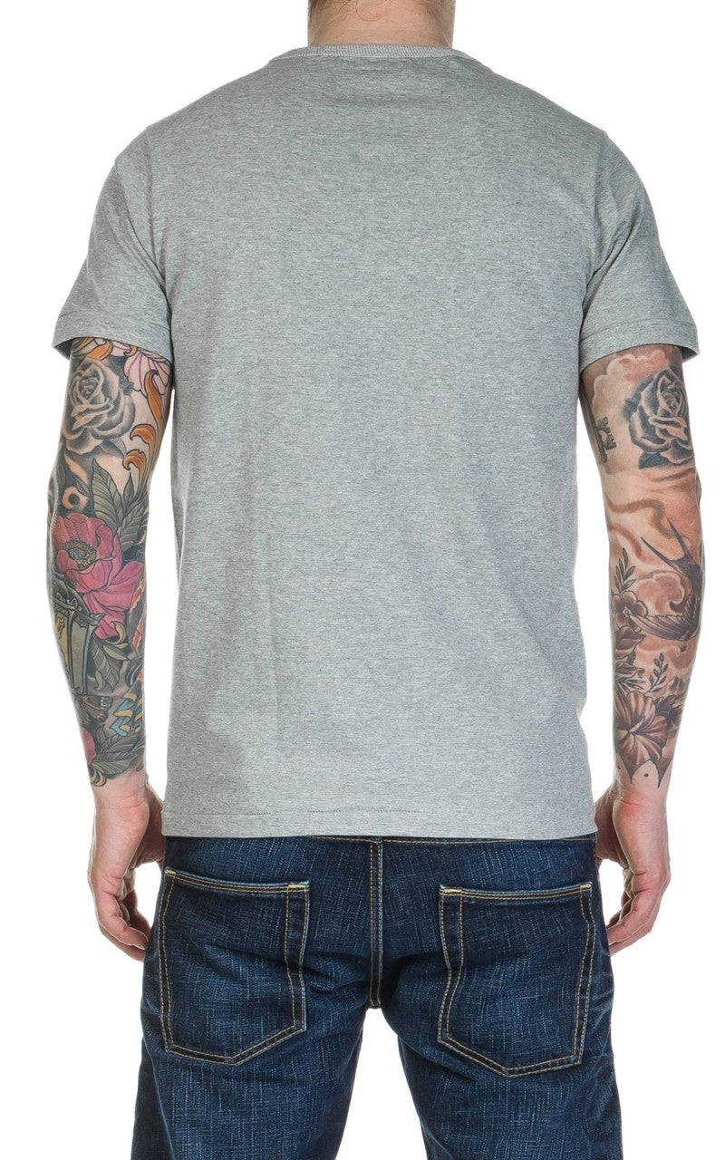 Merz b. Schwanen 215 Heavyweight Crew Neck Tee Greymelange