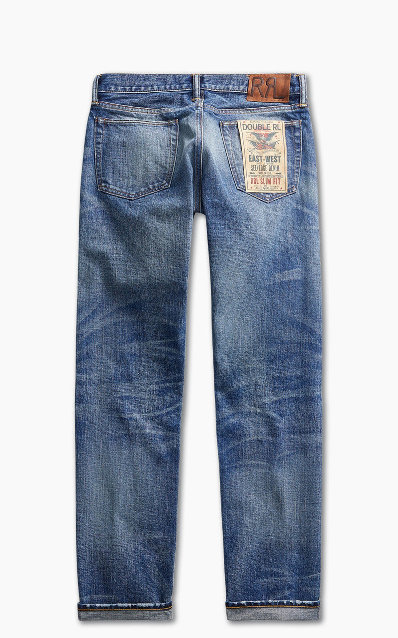 RRL Slim Narrow Jean Hillsview Wash