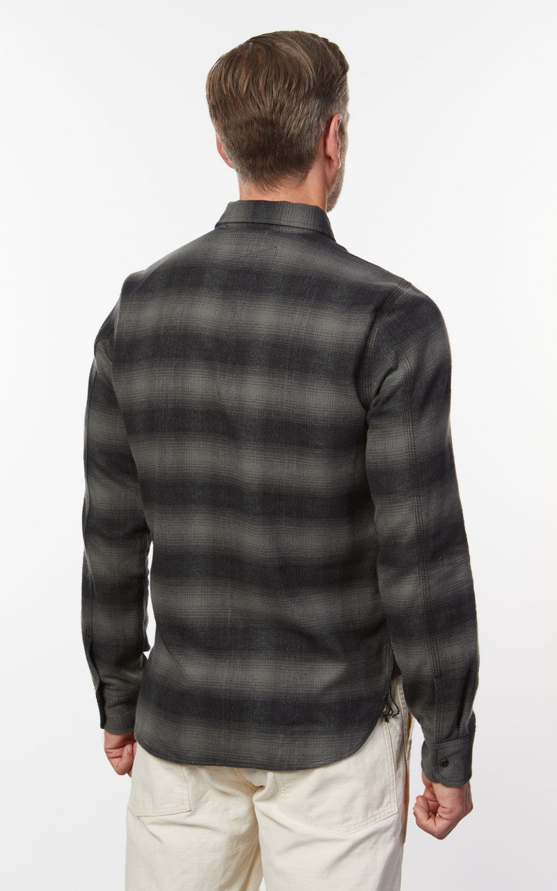 Rogue Territory BM Shirt Grey Brushed Plaid