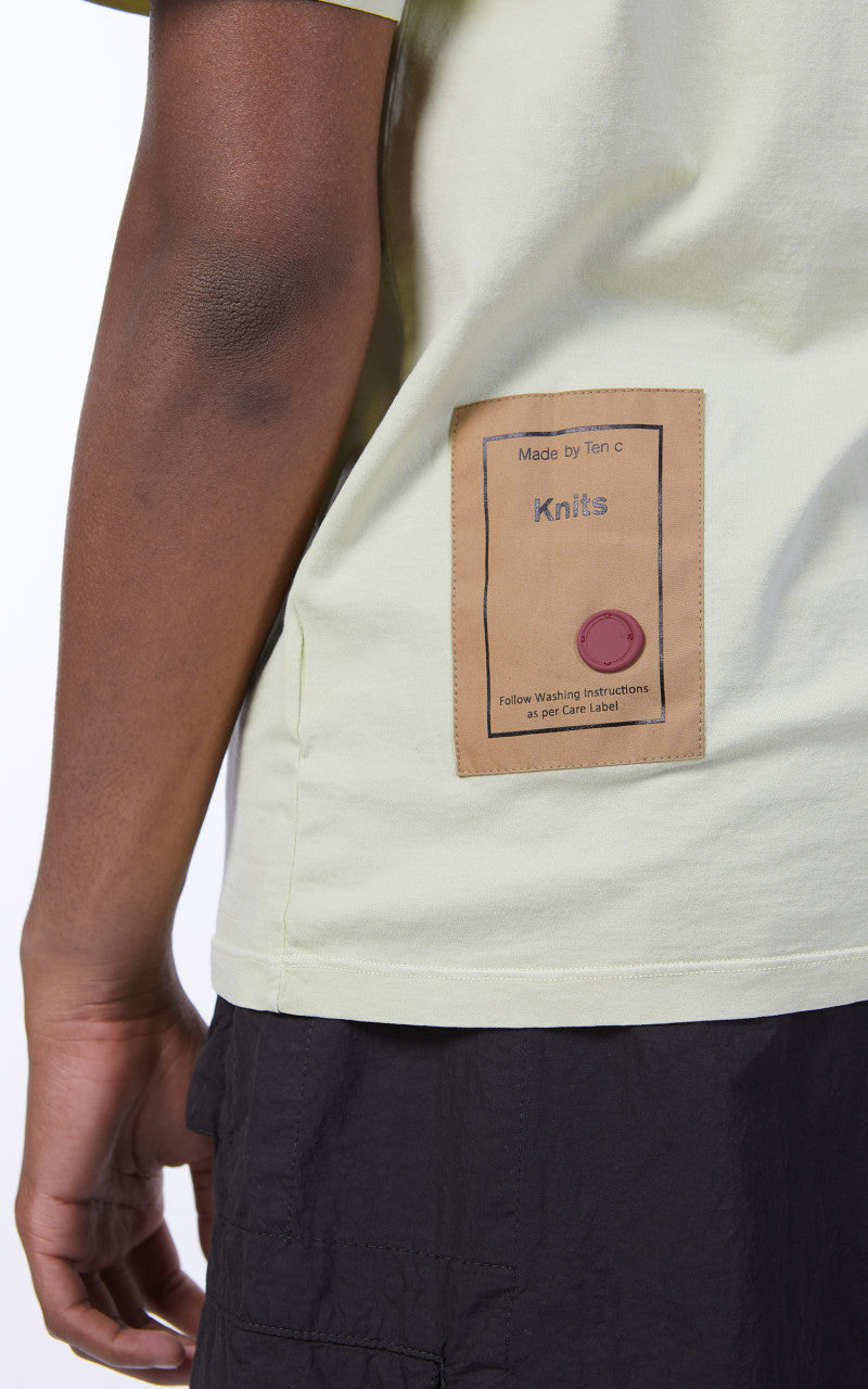 Ten C Manica Corta T-Shirt Grass Green