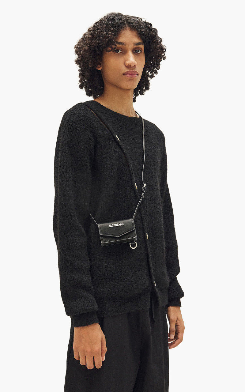 Jacquemus Le Porte Azur Neck Pouch Black