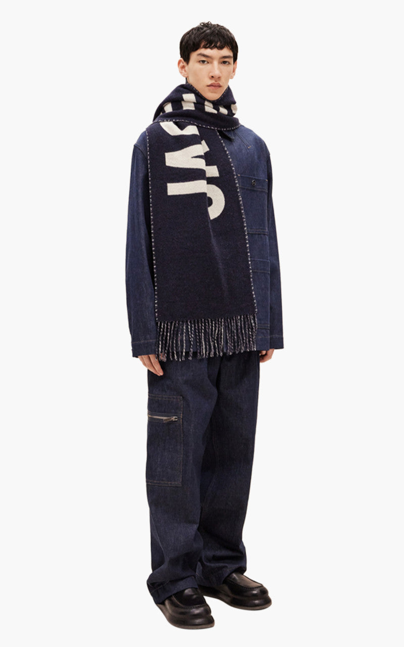 Jacquemus L´ Echarpe Jacquemus Navy