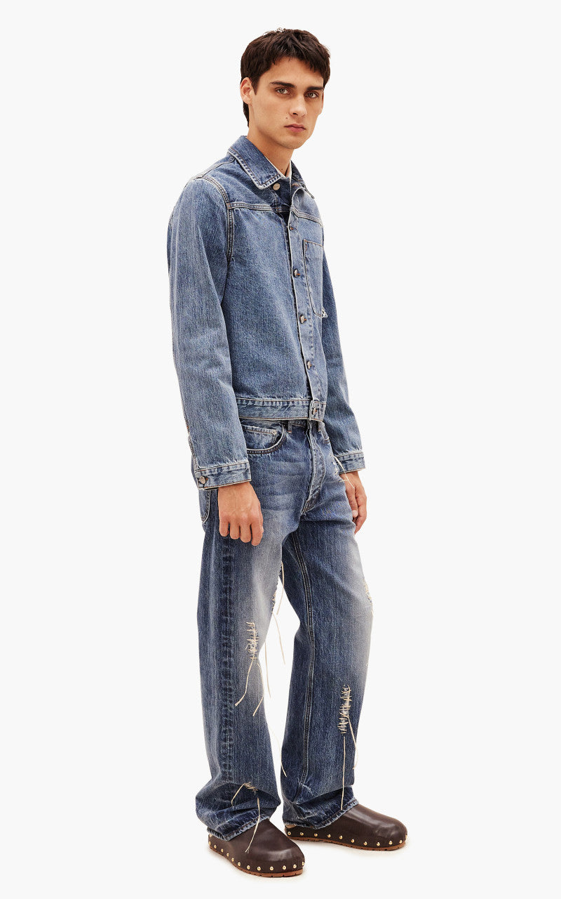 Jacquemus La Veste De-Nimes Jao Blue/Tabac