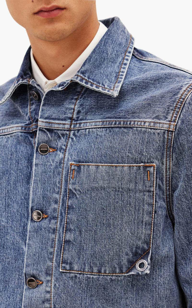 Jacquemus La Veste De-Nimes Jao Blue/Tabac