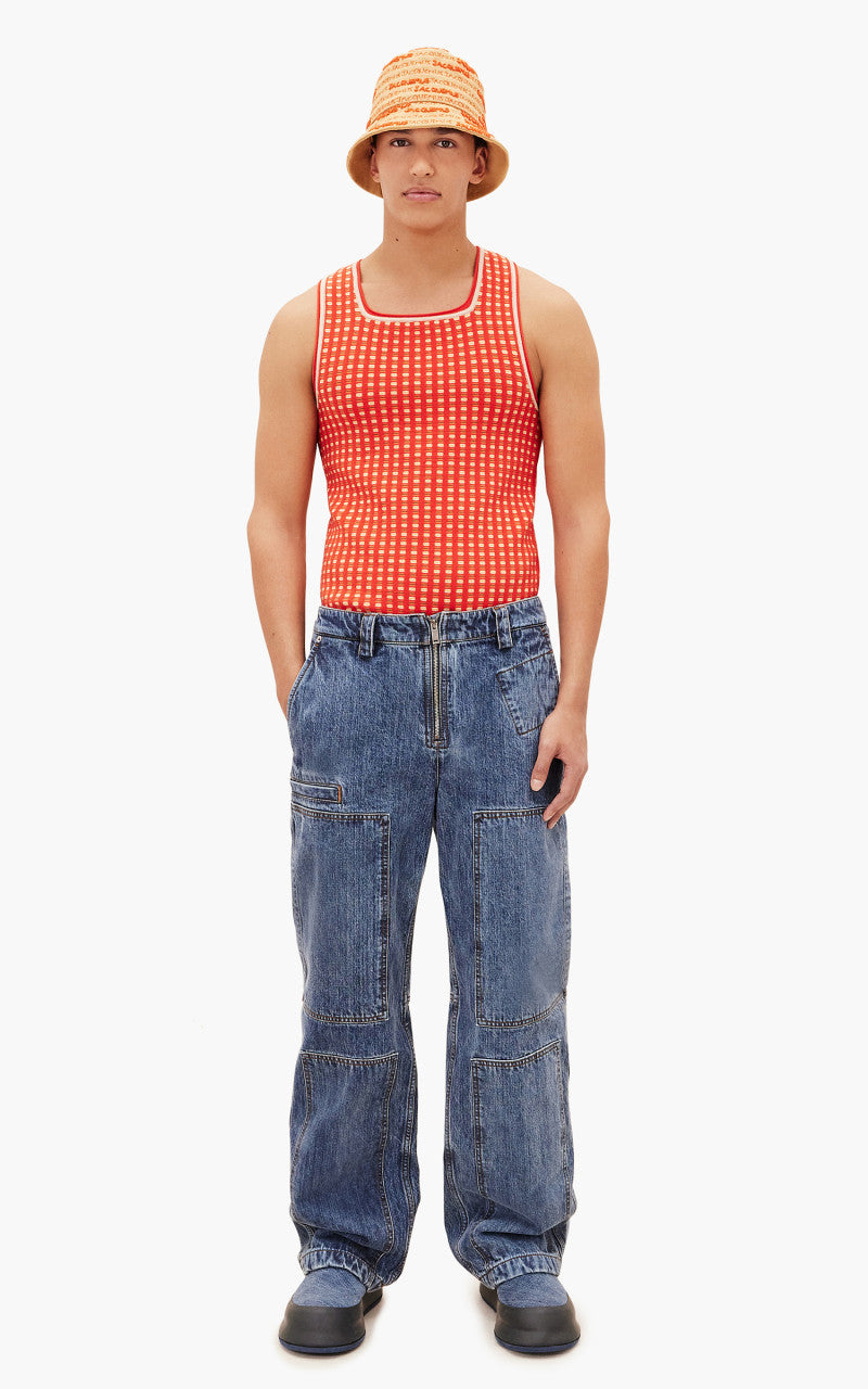 Jacquemus Le De Nimes Cargo Blue/Tabac