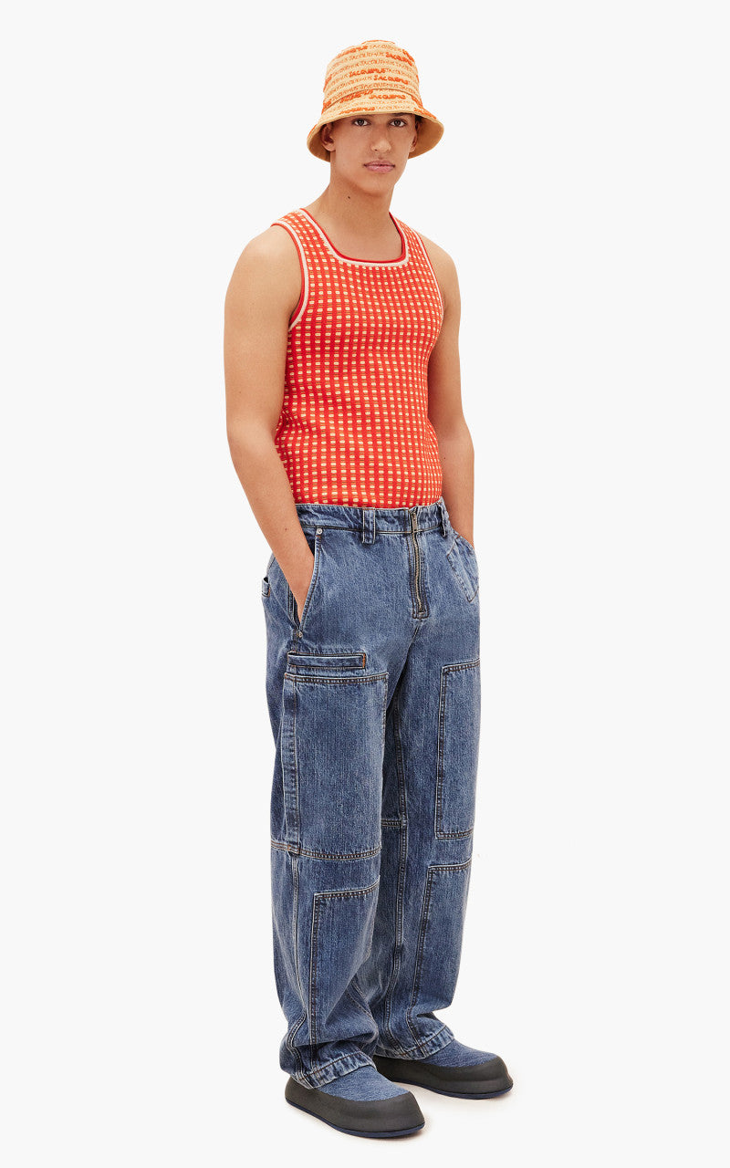 Jacquemus Le De Nimes Cargo Blue/Tabac