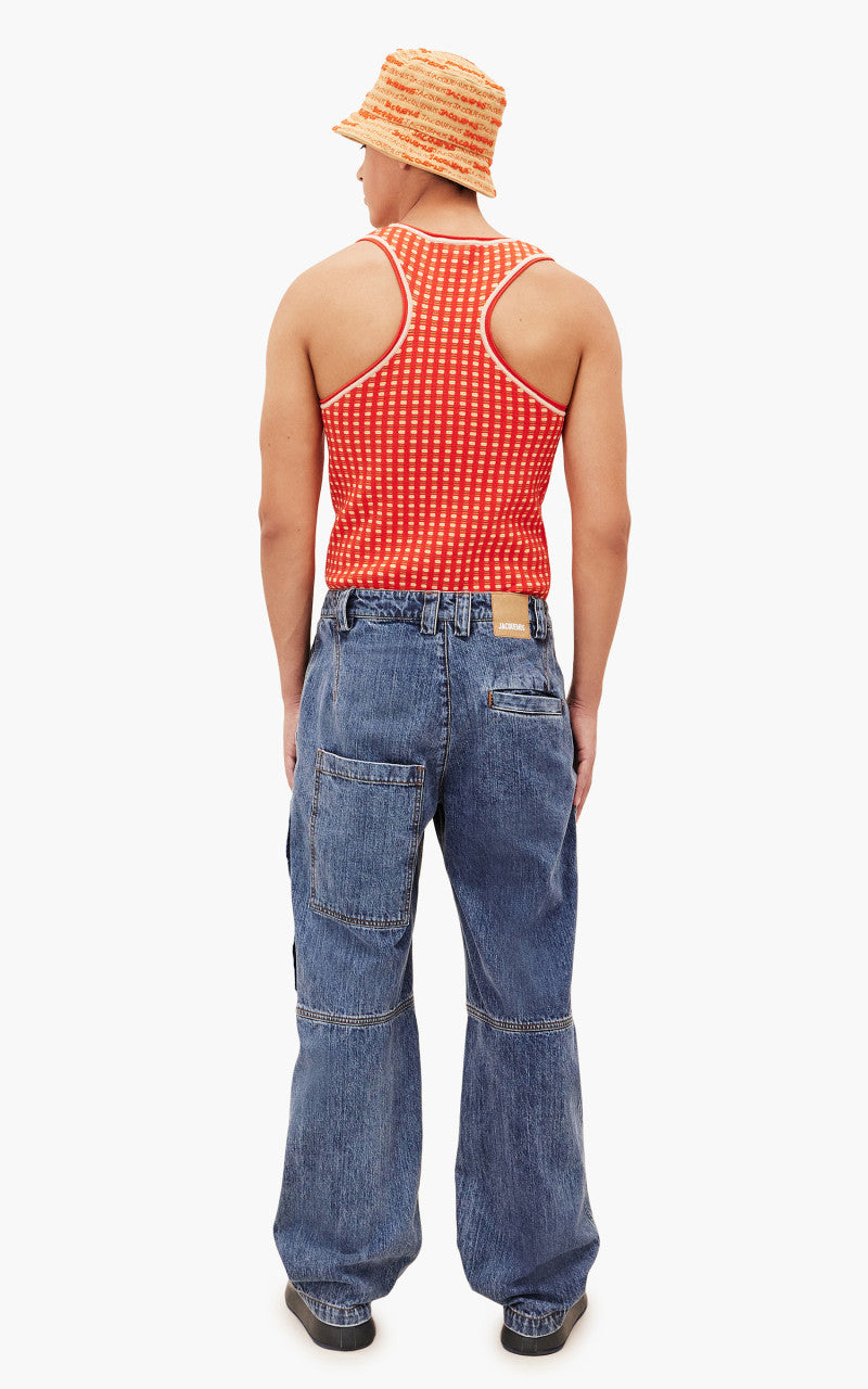 Jacquemus Le De Nimes Cargo Blue/Tabac