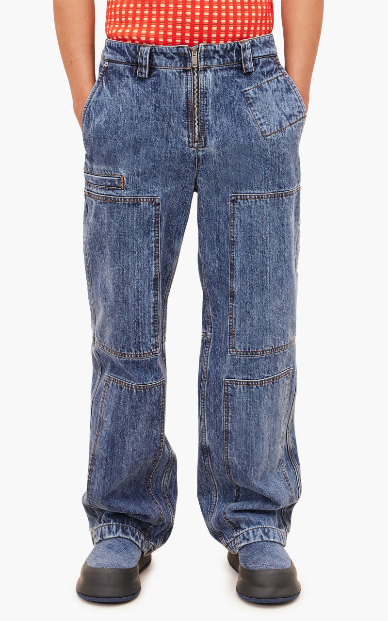 Jacquemus Le De Nimes Cargo Blue/Tabac