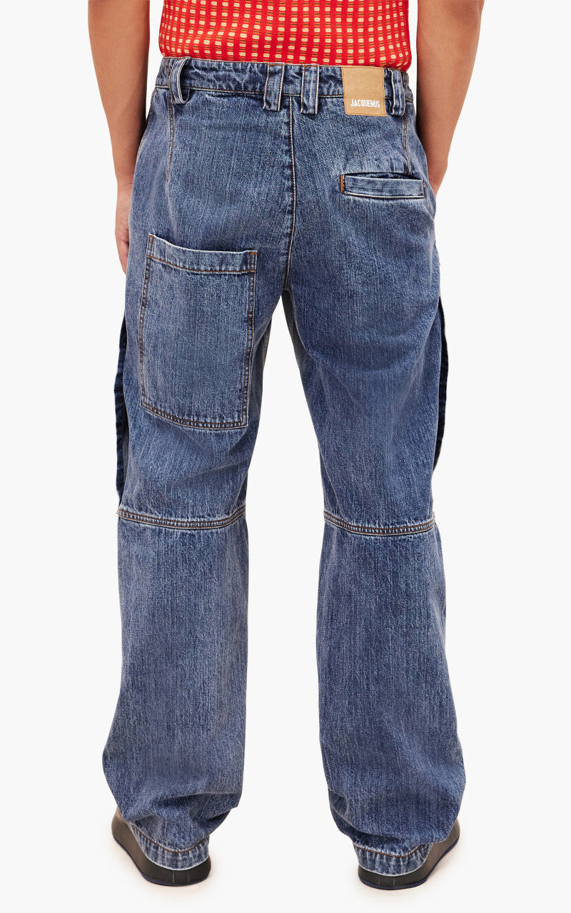 Jacquemus Le De Nimes Cargo Blue/Tabac