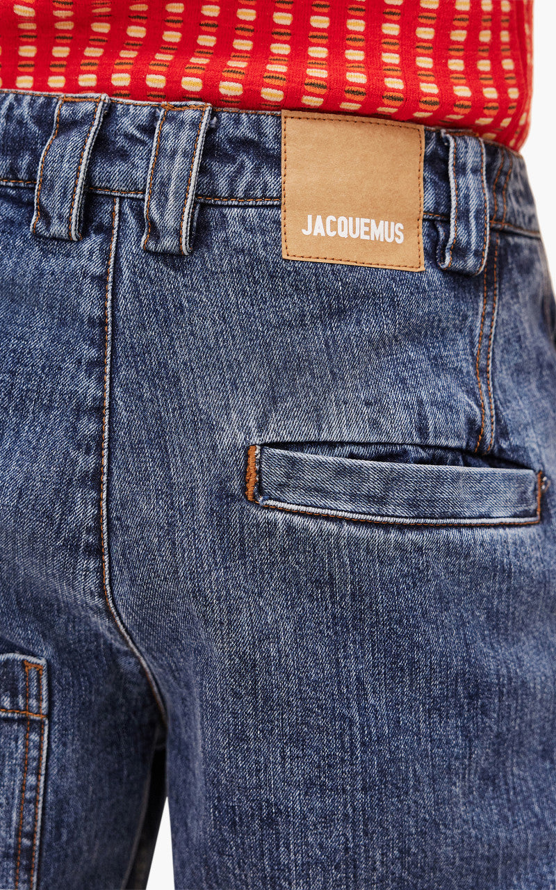 Jacquemus Le De Nimes Cargo Blue/Tabac
