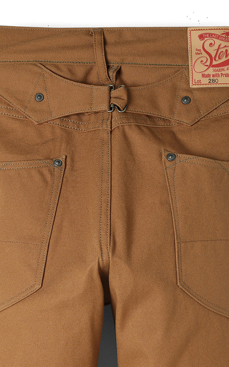 Stevenson Overall Co. Visalia Canvas Trouser Selvedge Brown