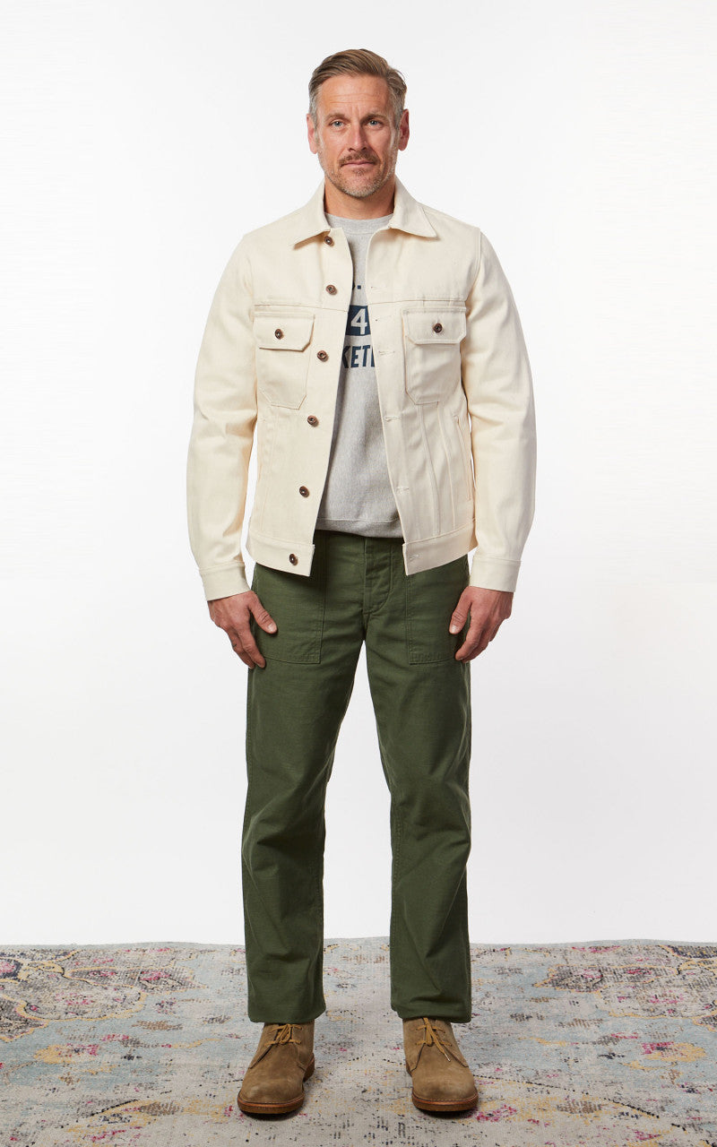 Rogue Territory Cruiser Jacket Ecru 14oz