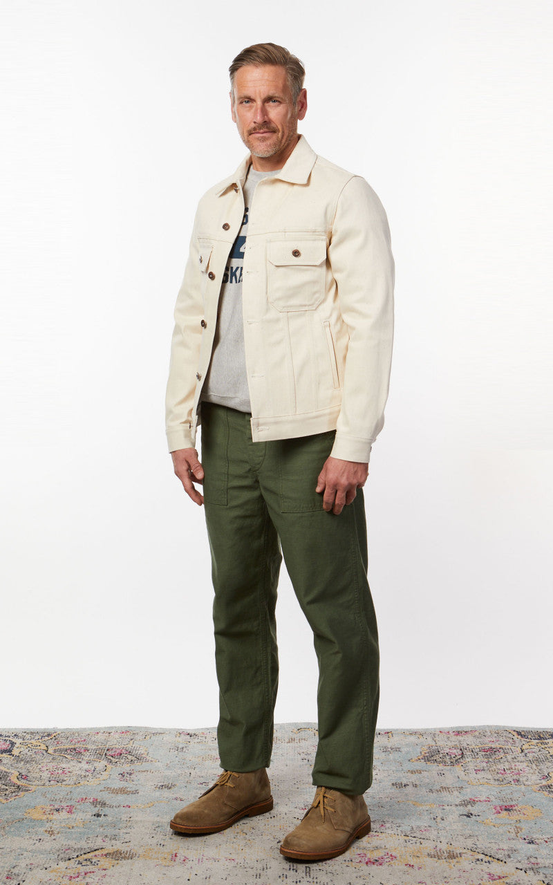 Rogue Territory Cruiser Jacket Ecru 14oz