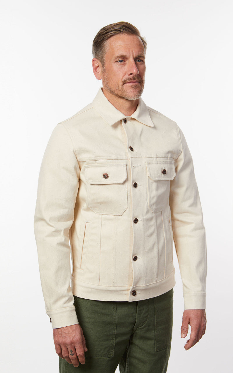 Rogue Territory Cruiser Jacket Ecru 14oz