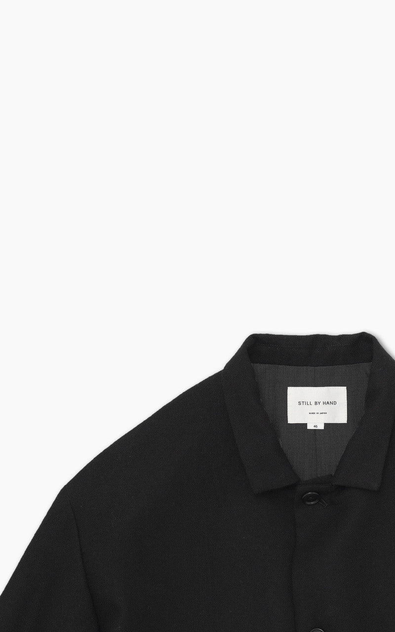 Still By Hand Shetland Wool Jacket Black