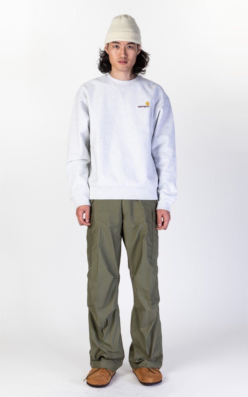 Carhartt WIP American Script Sweatshirt Ash Heather