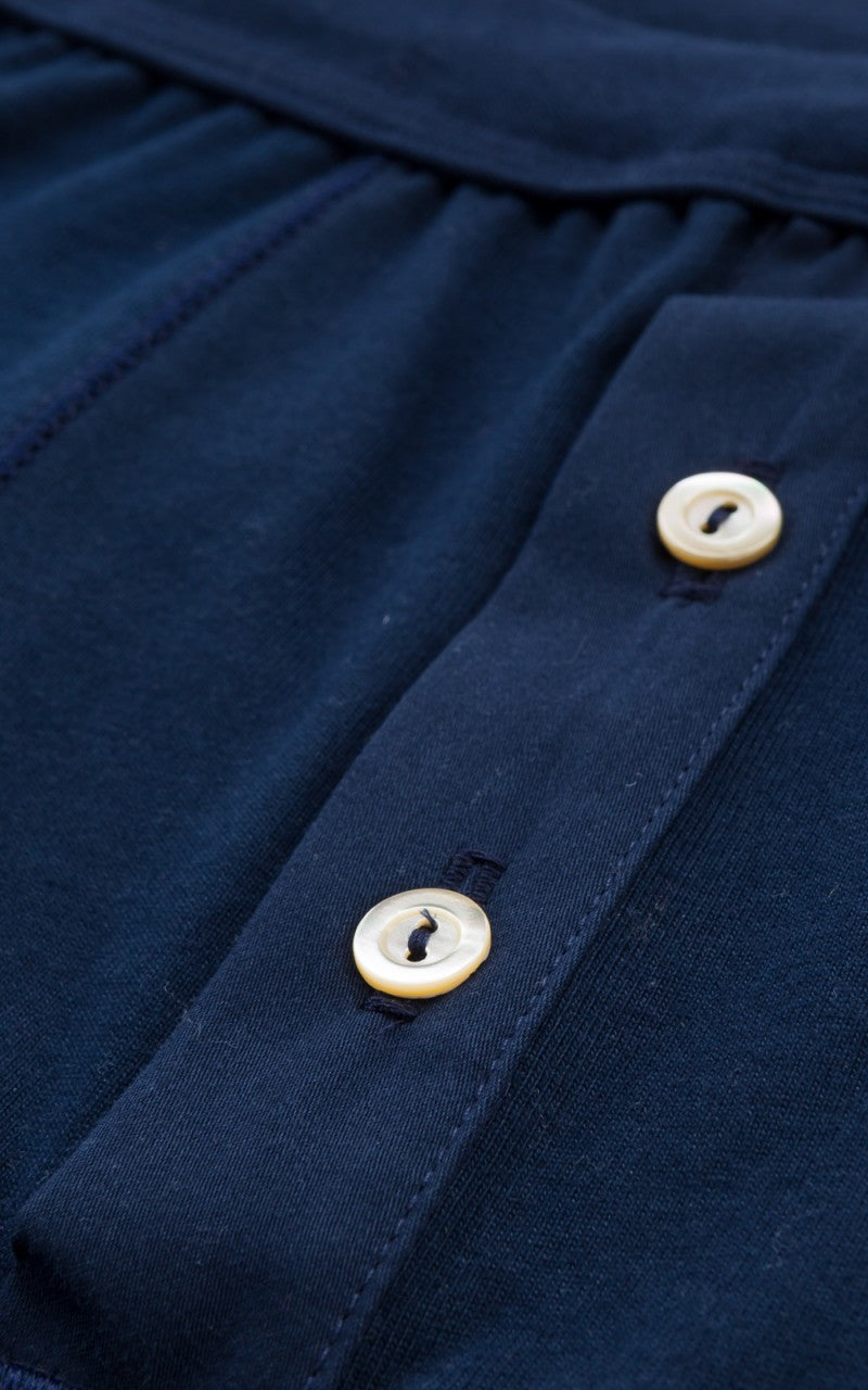 Merz b. Schwanen 255 Button Facing Underpants Ink Blue