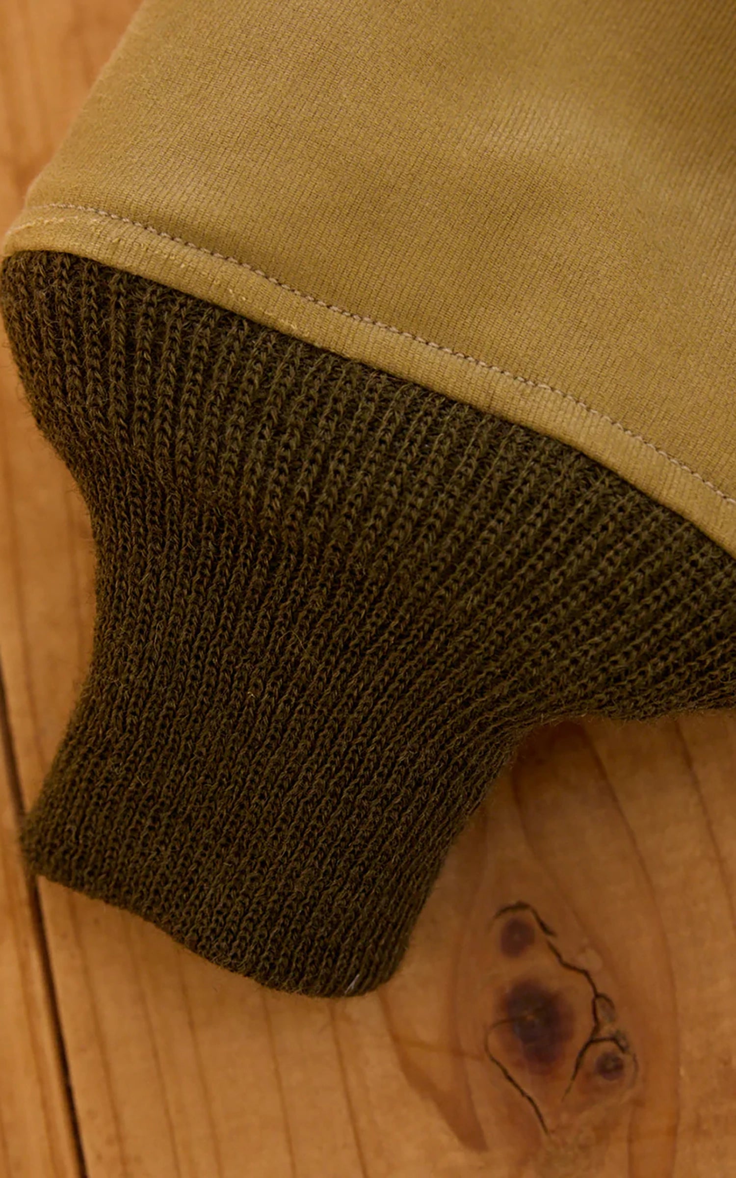 Pherrow's 25W-P1168DJD Deck Jacket Alpaca Faded Khaki