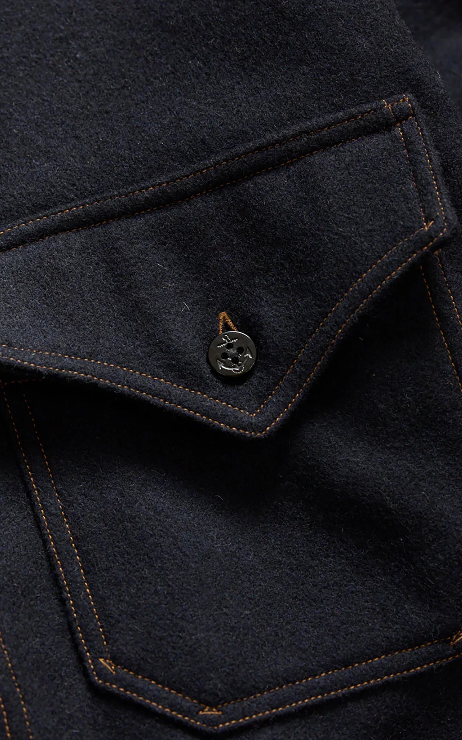 Pherrow's 25W-P.30CPO 1930s CPO Shirt Navy