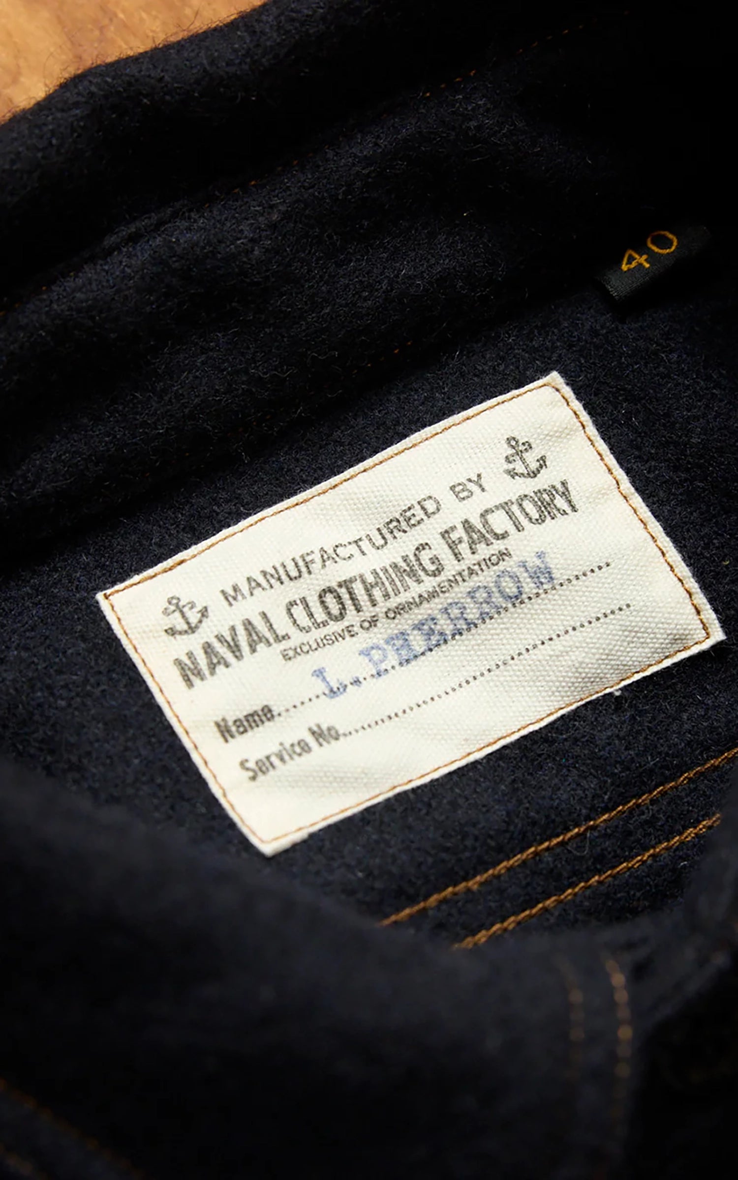 Pherrow's 25W-P.30CPO 1930s CPO Shirt Navy