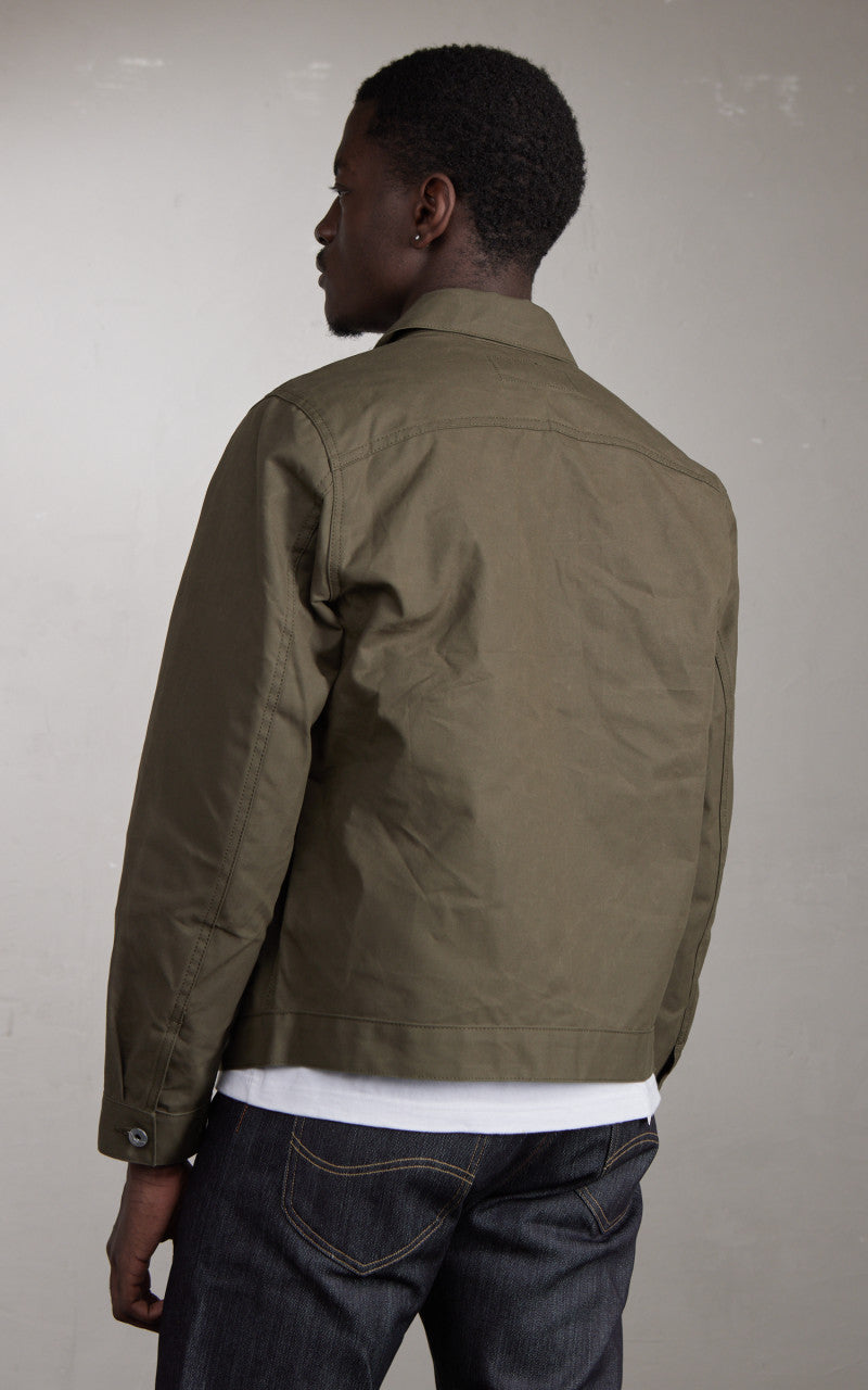Rogue Territory Cruiser Jacket Dry Waxed Canvas Olive