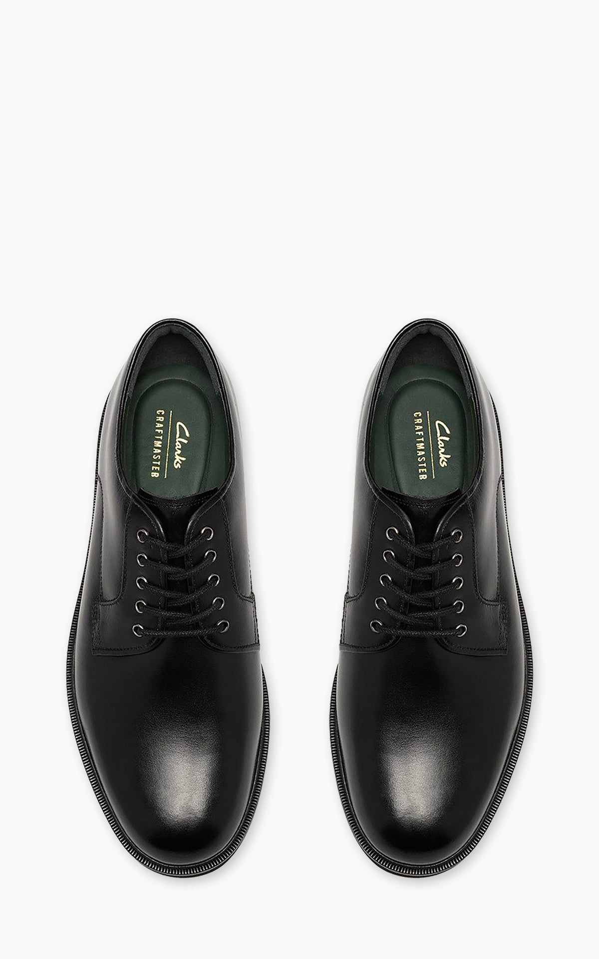 Clarks Craft James PM Black Leather