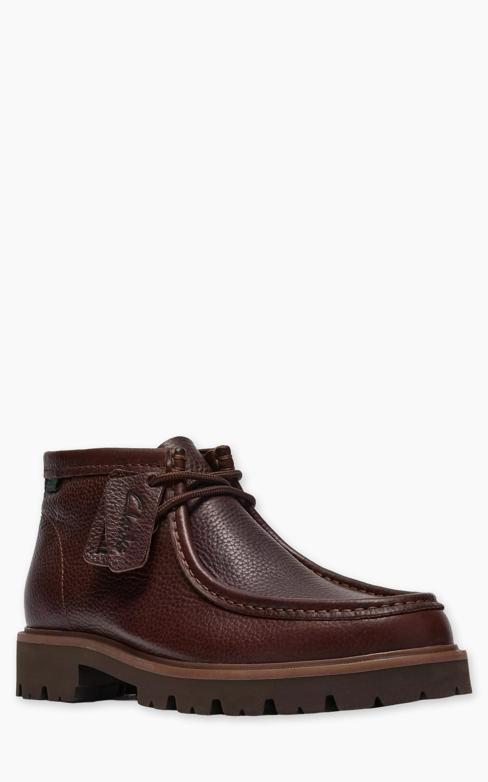 Clarks Cleyhill Top Dark Brown Leather