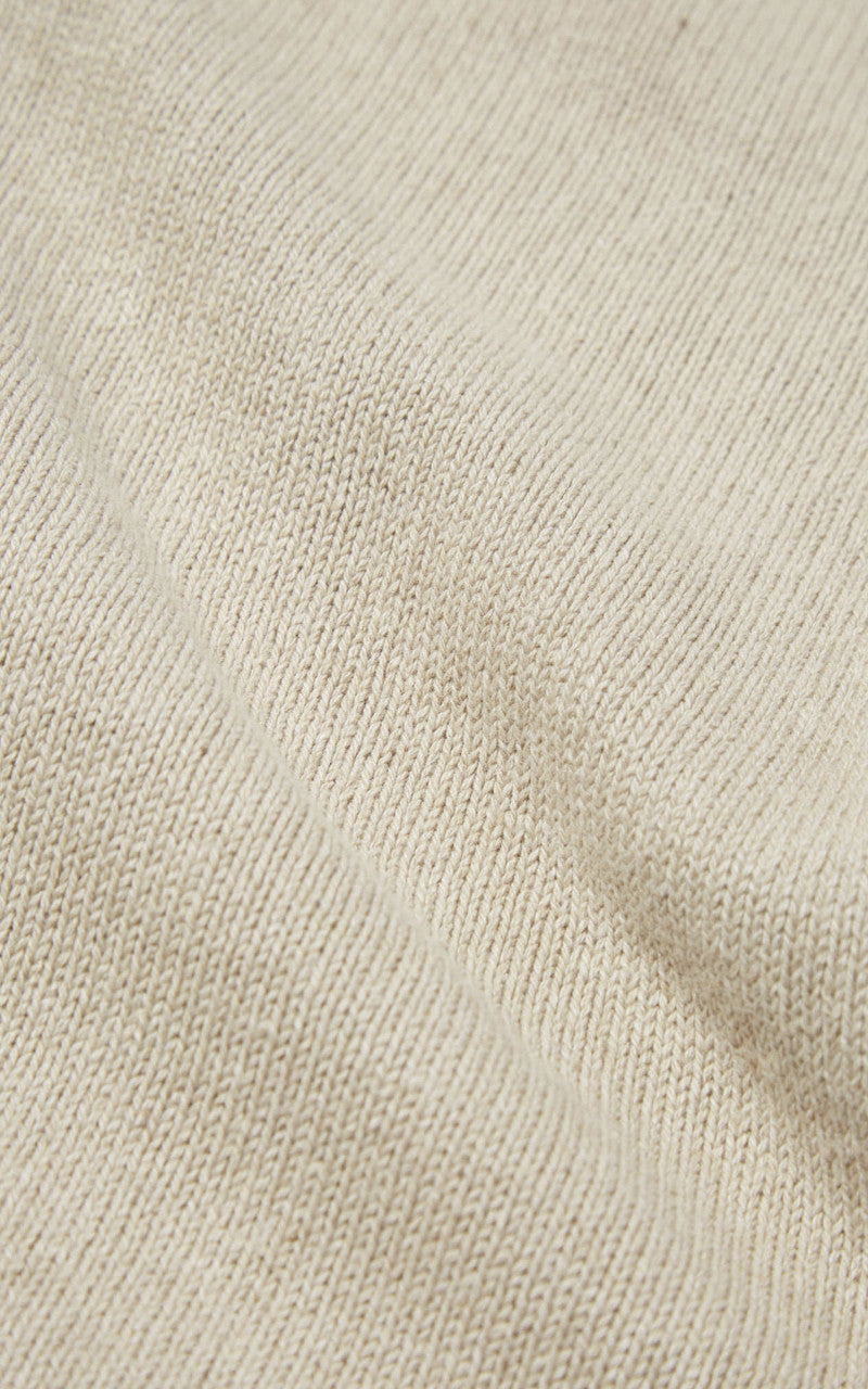 Universal Works David Cardigan Eco Cotton Dark Sand