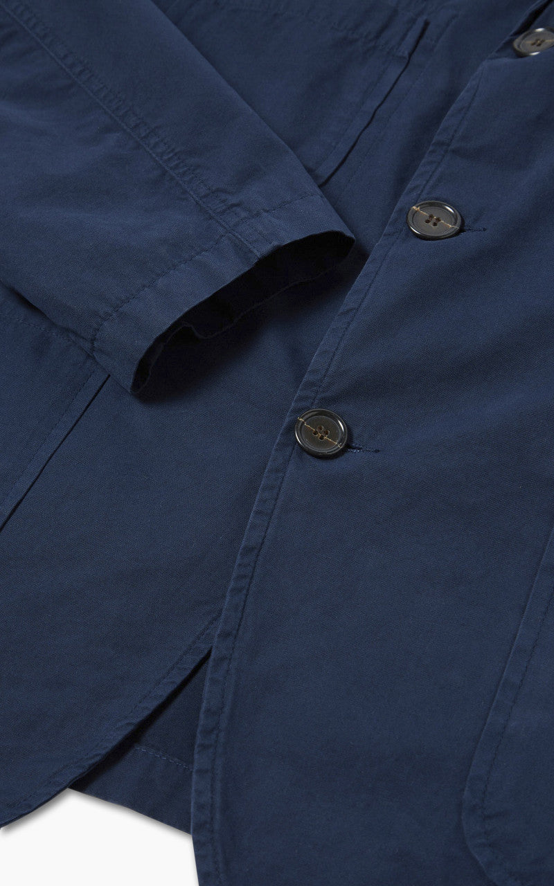 Universal Works Five Pocket Jacket Summer Canvas Navy
