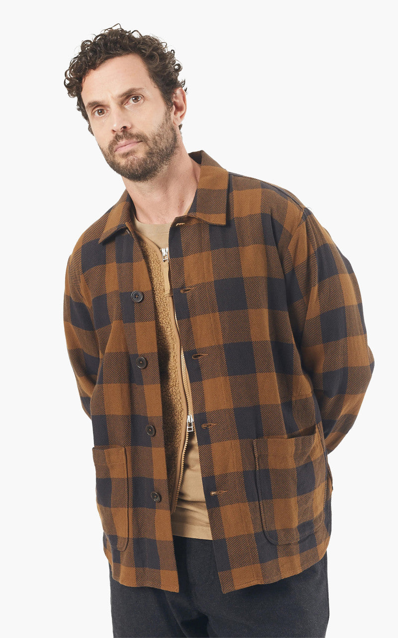Universal Works Travail Shirt Brown