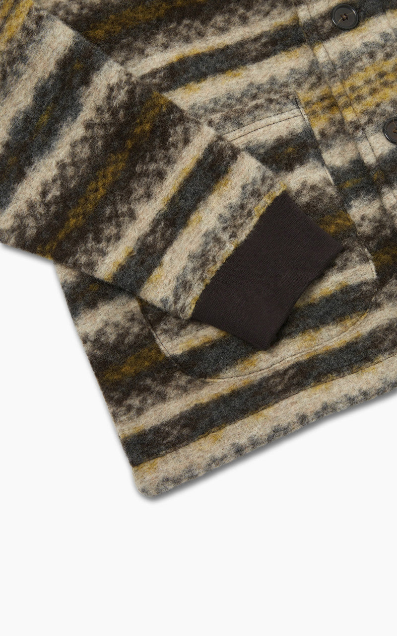 Universal Works New York Cardigan Wool Mix Fairisle