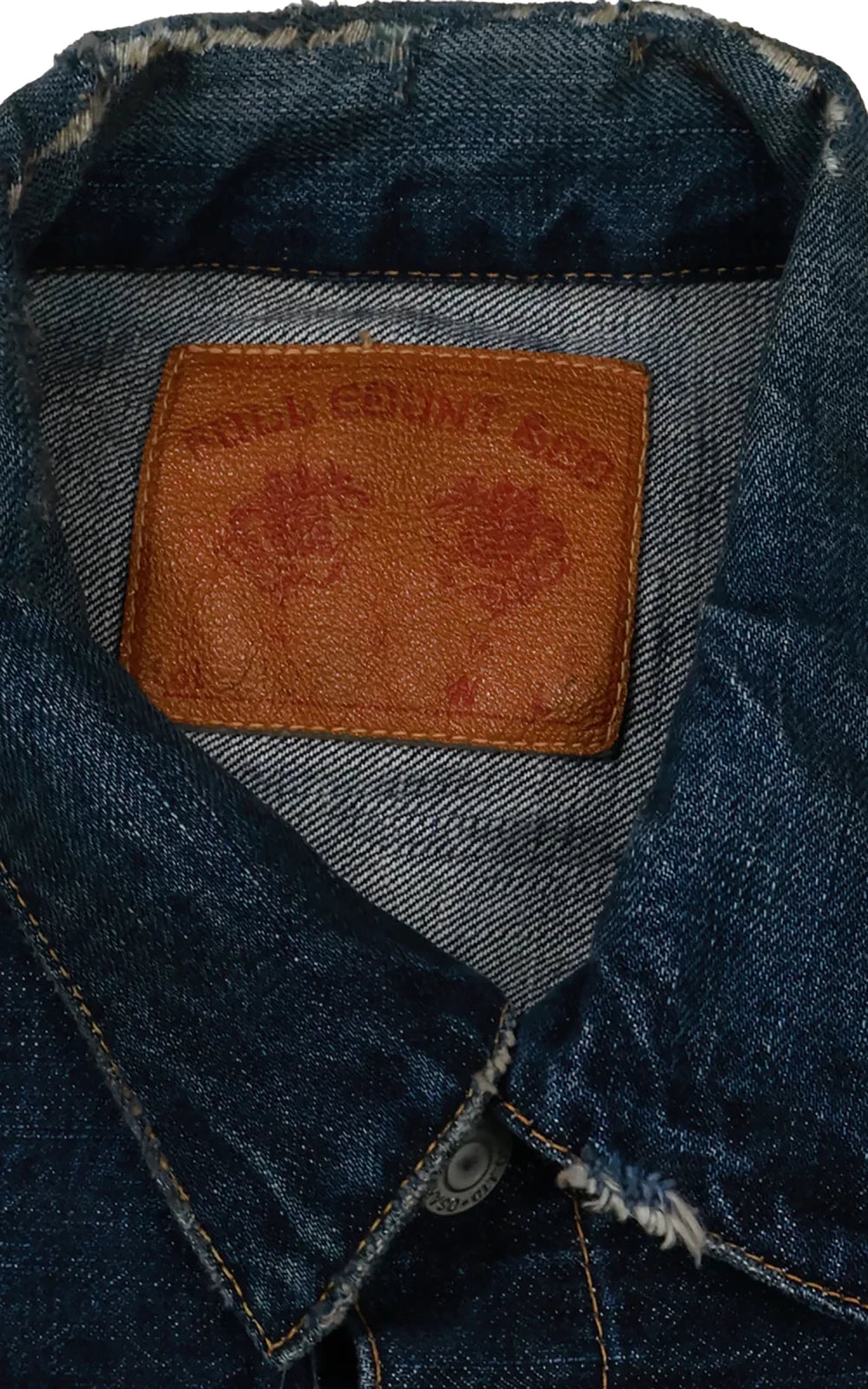 Fullcount 2978D-2107 Type 1 Selvedge Denim Jacket "More Than Just Fear" Indigo Blue