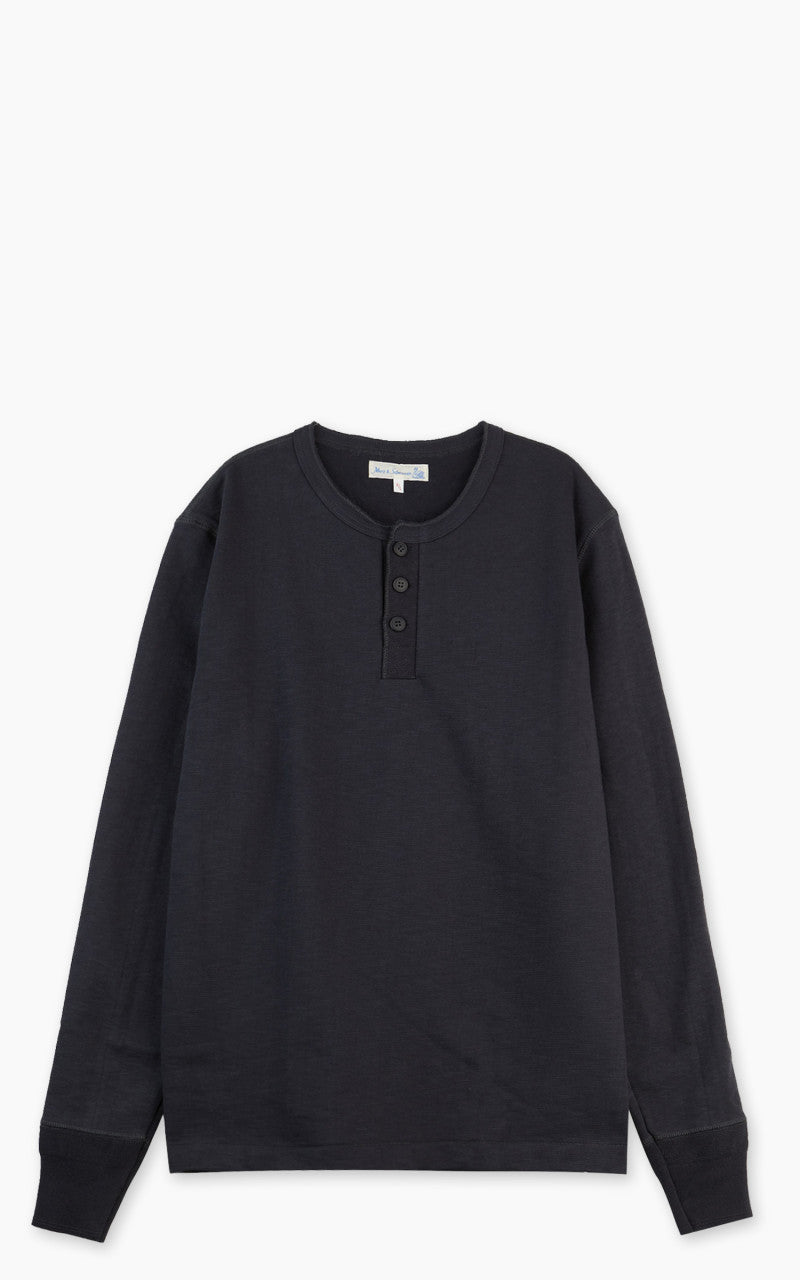 Merz b. Schwanen 2S04 Heavyweight Sweater Crew Charcoal