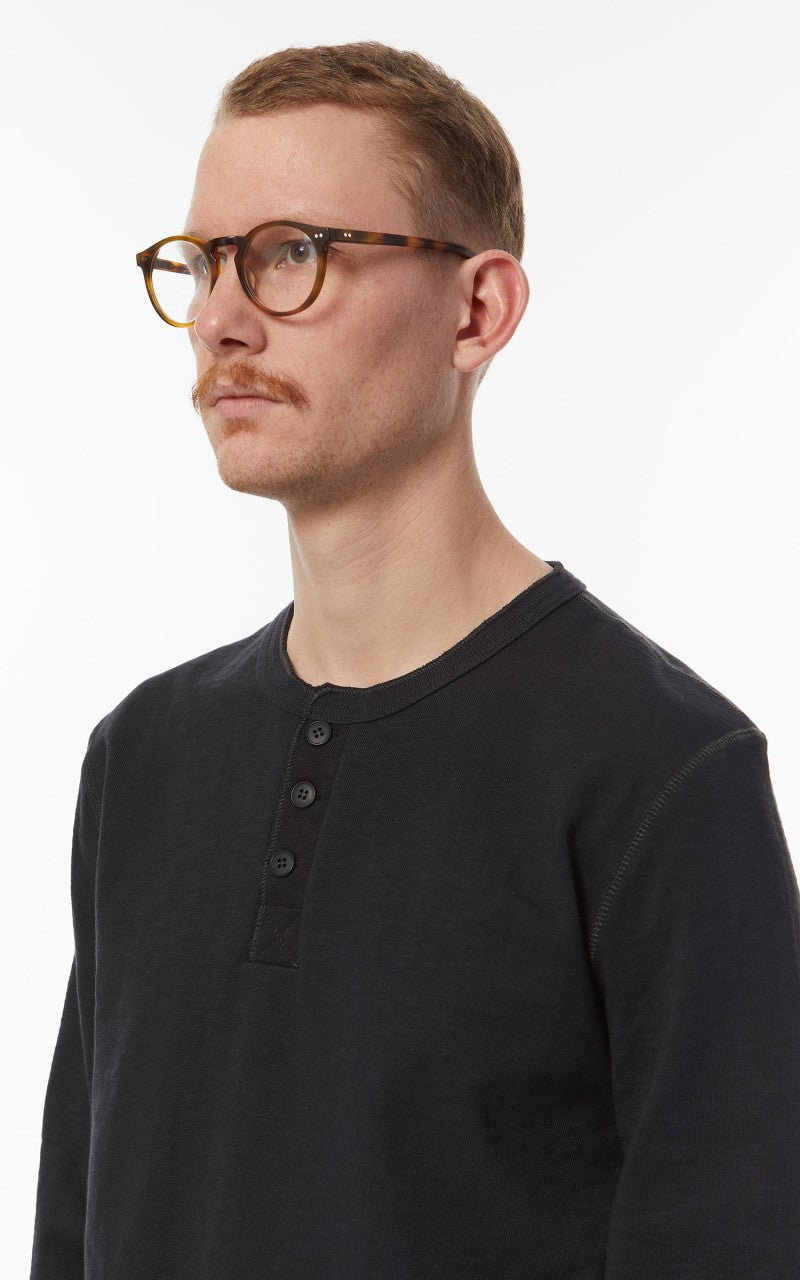 Merz b. Schwanen 2S04 Heavyweight Sweater Crew Charcoal