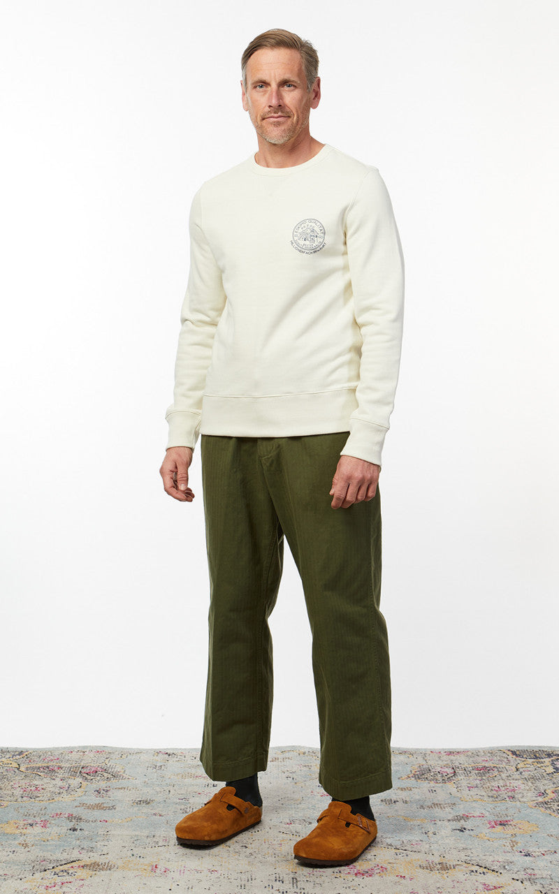 Merz b. Schwanen 344 Sweatshirt Eskimo Oat