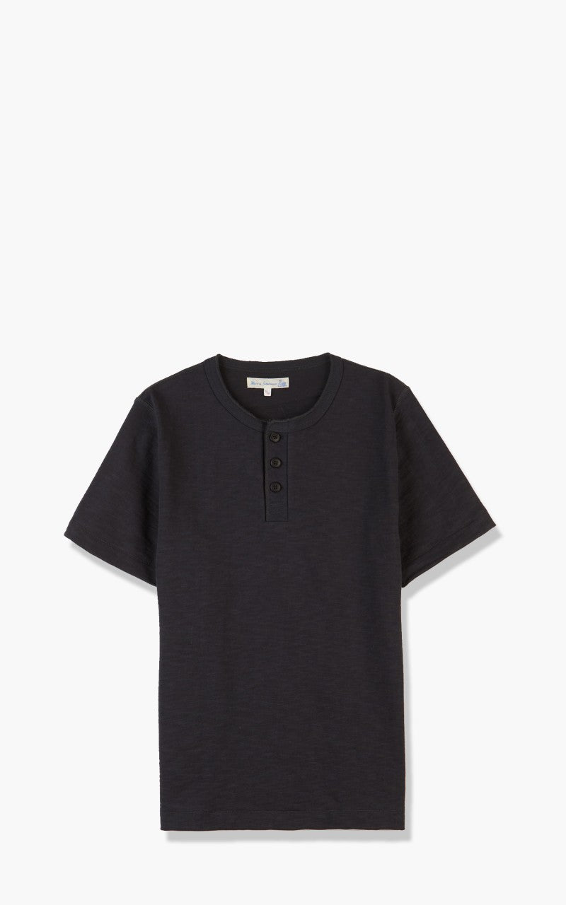 Merz b. Schwanen 2S04SL Heavyweight Henley Charcoal