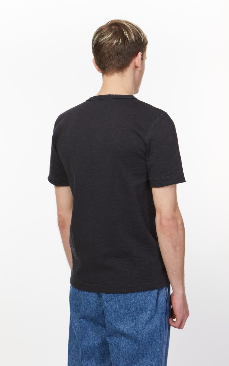 Merz b. Schwanen 2S04SL Heavyweight Henley Charcoal