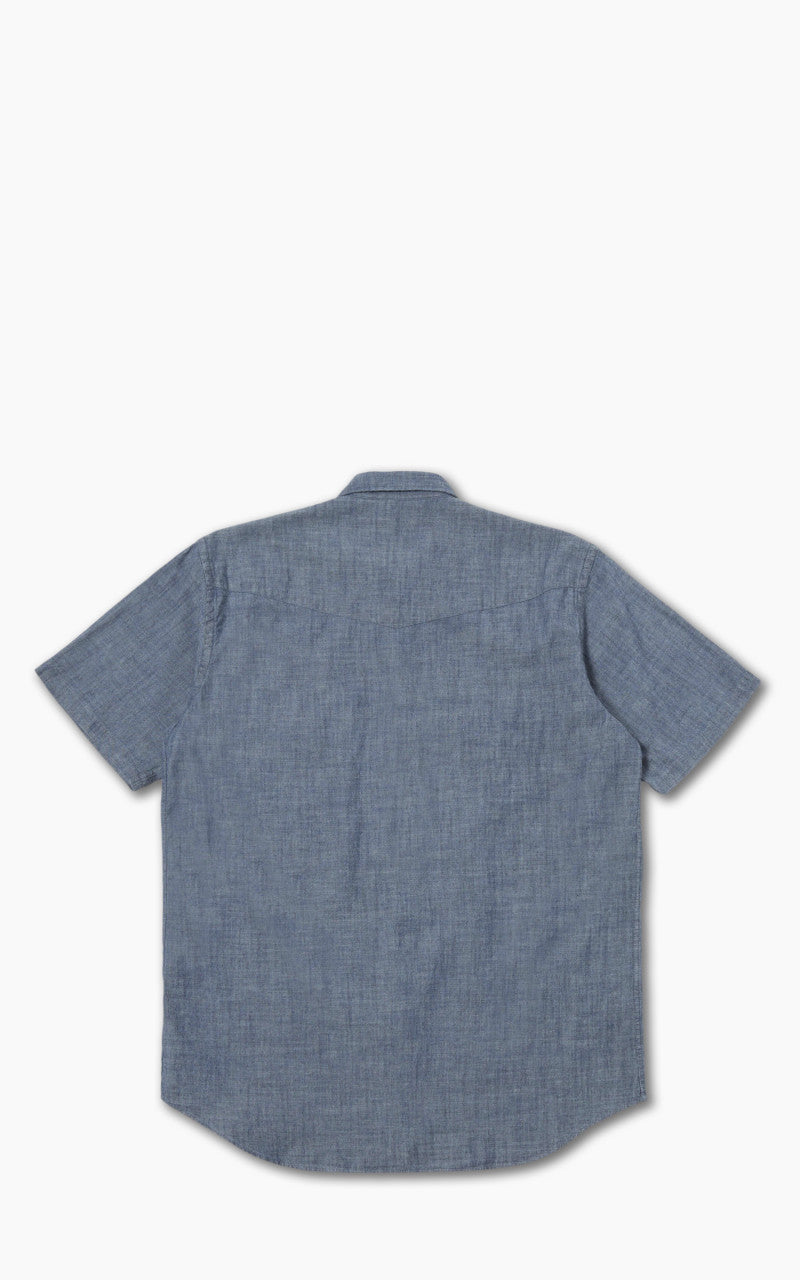 Universal Works Western Garage Shirt Chambray Indigo