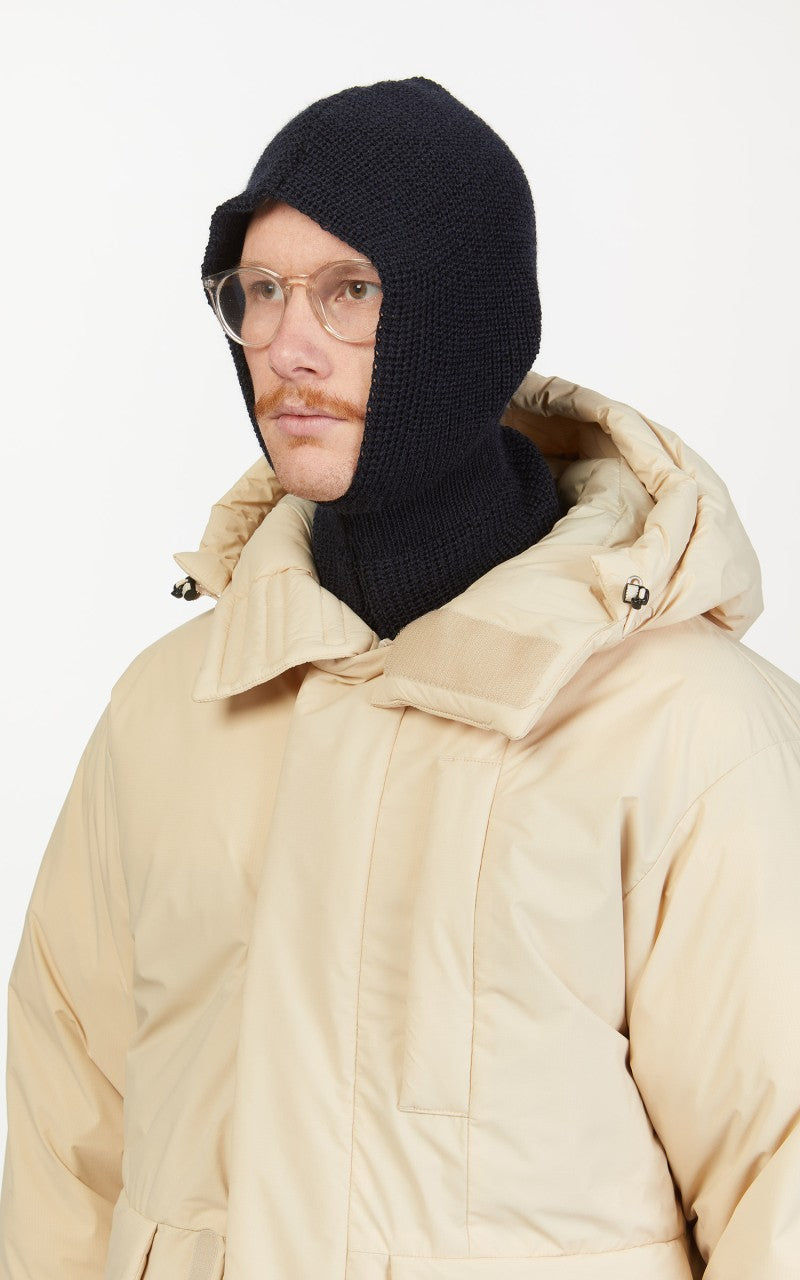 Leuchtfeuer-Strickwaren Balaclava Knit Wool Navy