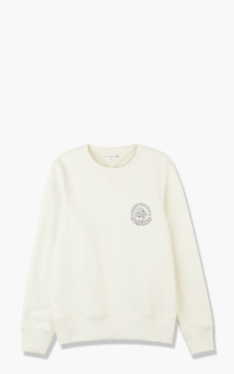 Merz b. Schwanen 344 Sweatshirt Eskimo Oat