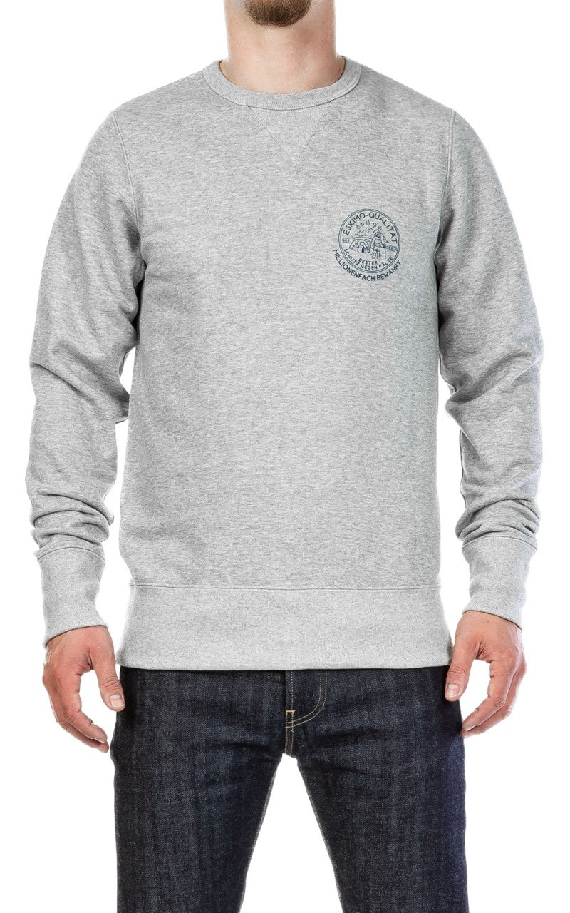 Merz b. Schwanen 344 Sweatshirt Eskimo Greymelange