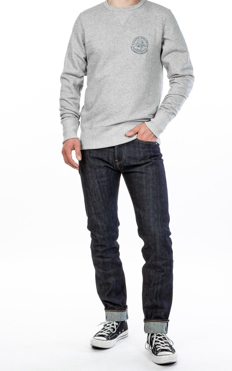 Merz b. Schwanen 344 Sweatshirt Eskimo Greymelange