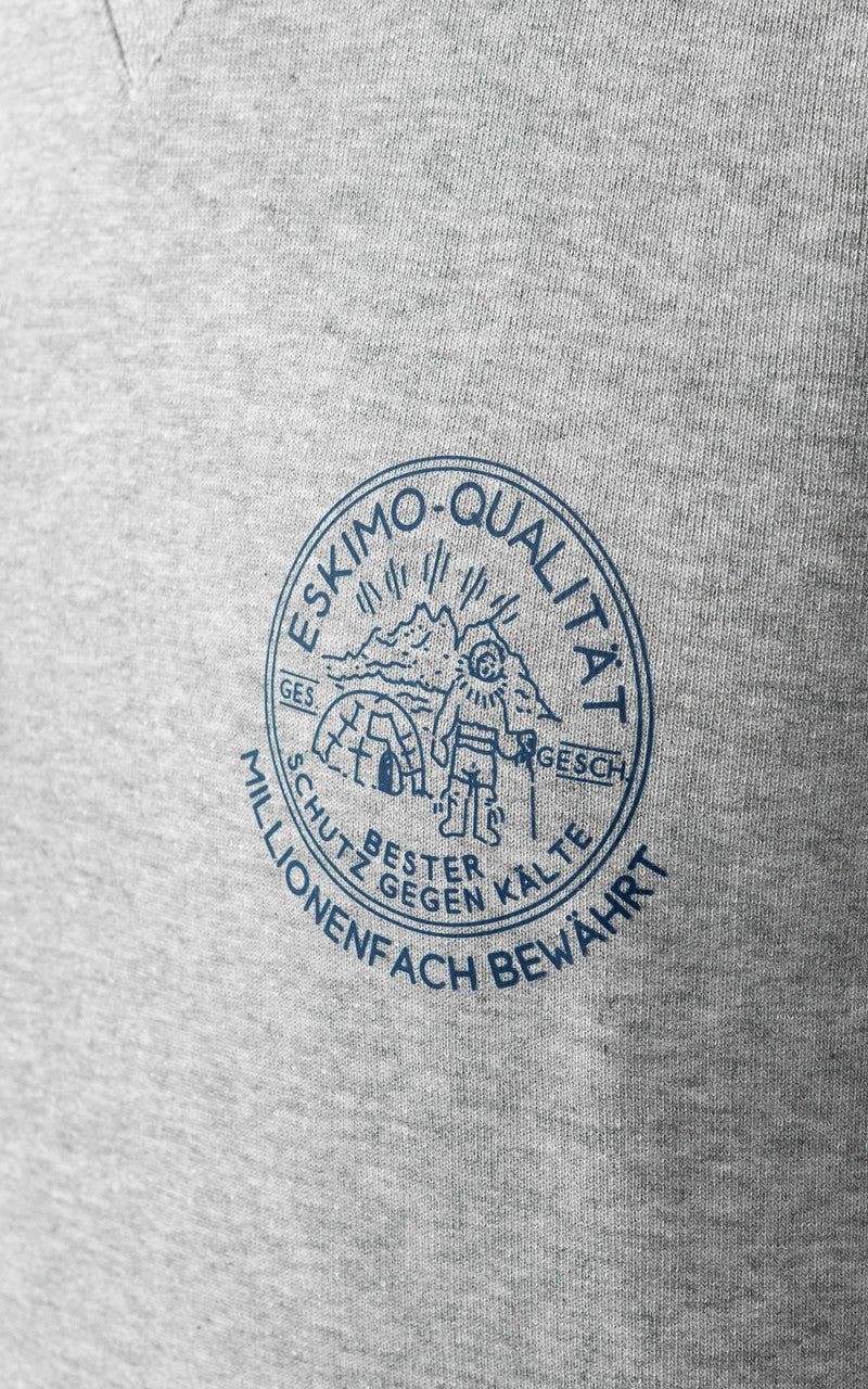 Merz b. Schwanen 344 Sweatshirt Eskimo Greymelange