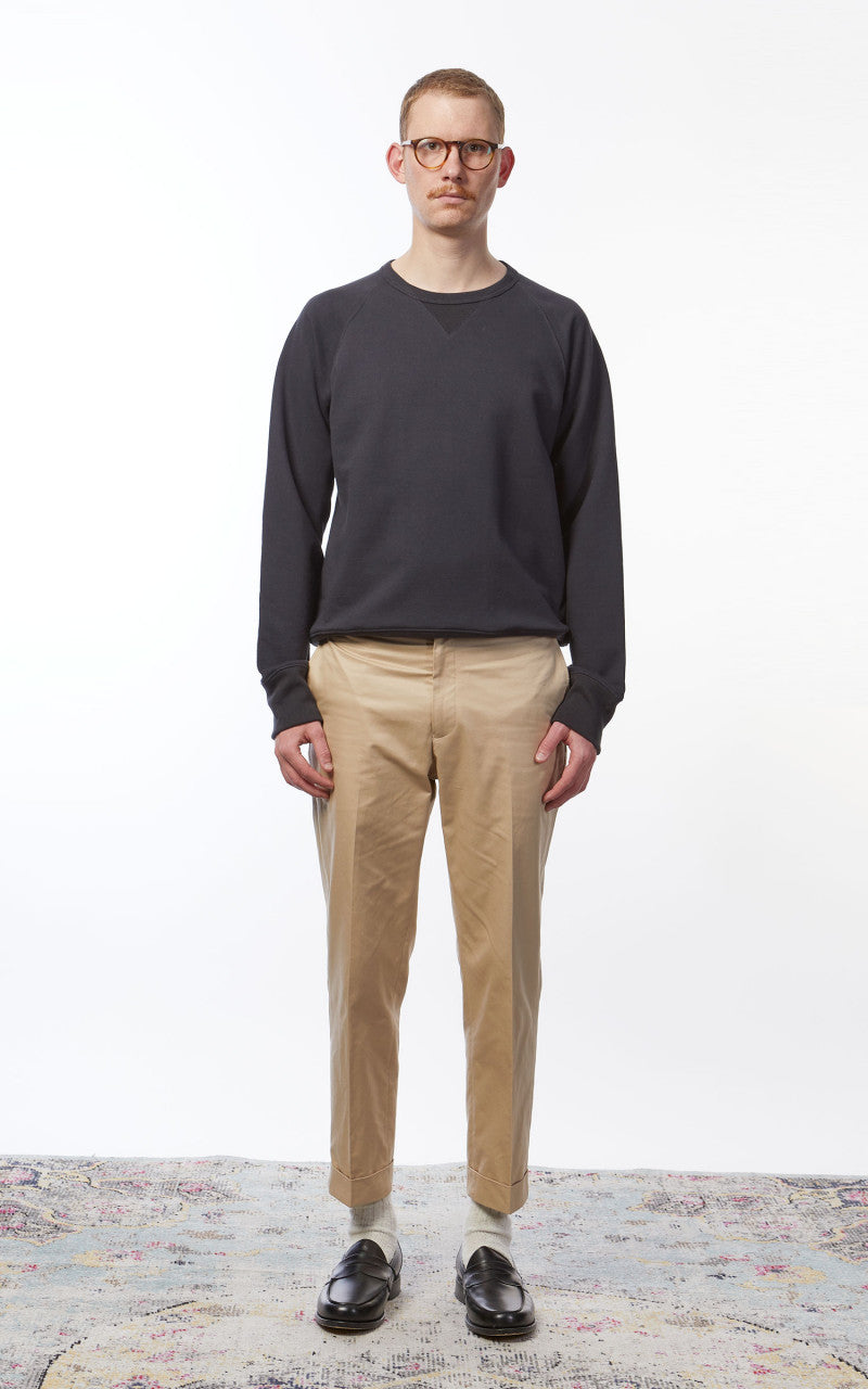 Merz b. Schwanen 349 Sweatshirt Raglan Charcoal